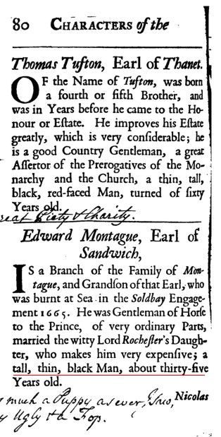 Macky on the Earls of Thanet and Sandwich, p. 80