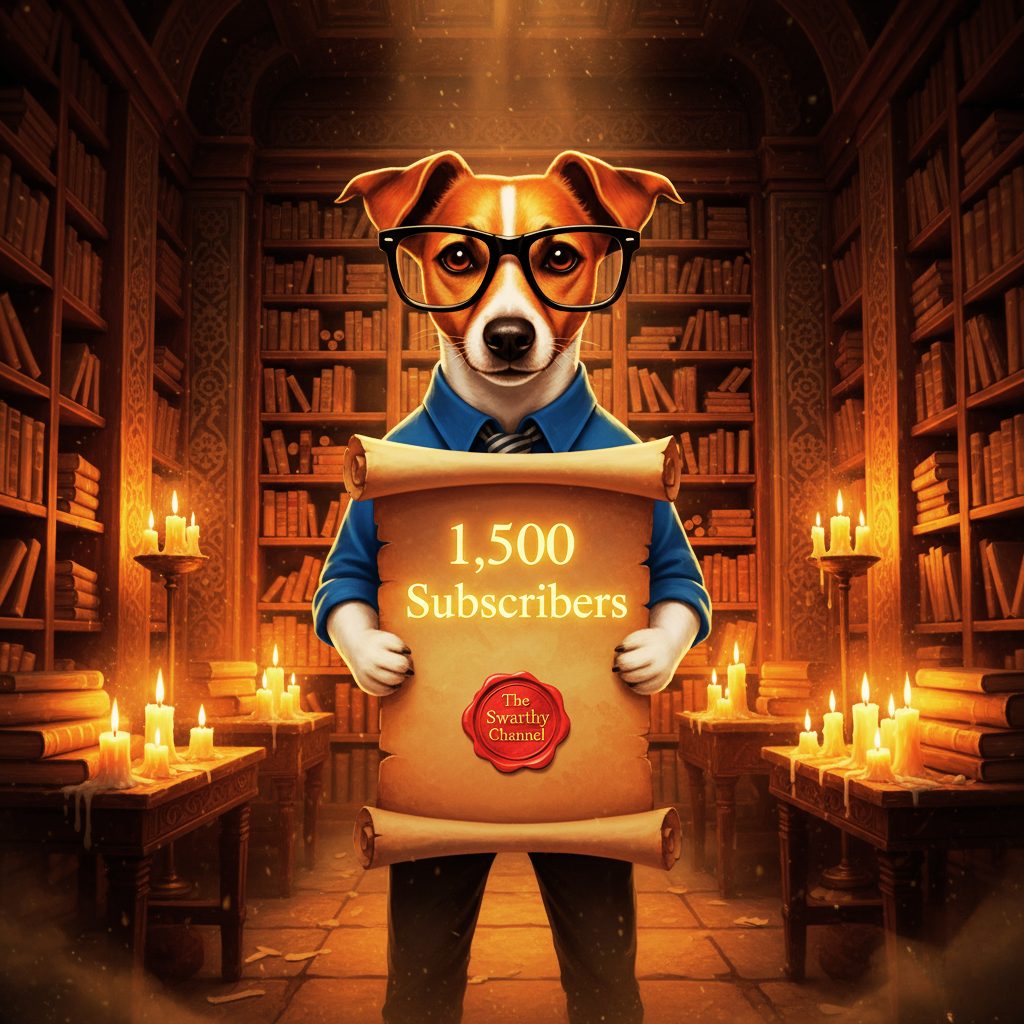 To my 1,500 truth-seekers on YouTube… Thank You.